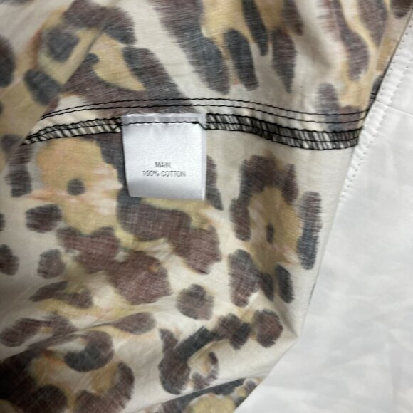 CF Goldman Leopard Corset Midi Dress Womens Size 0 Ruffle Cheetah - Picture 6 of 10